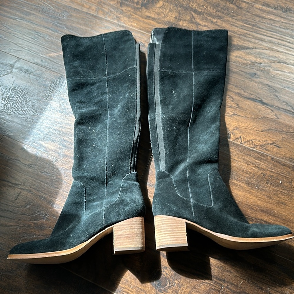 Marc Fisher over the knee suede boots